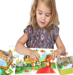 Puzzle en Bois 60 Pièces -...