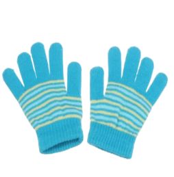 Gants Rayés d'Hiver pour...