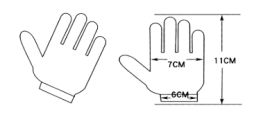 Gants Rayés d'Hiver pour Enfants