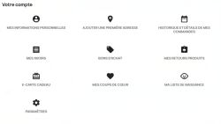 Mon espace client- Liste de naissance