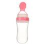 Biberon Rose avec Cuillère