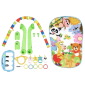Tapis d'éveil avec arceau de jeu multicolor