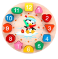Horloge en Bois - Jouet Montessori