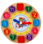Horloge Montessori en Bois