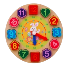 Horloge en Bois - Jouet Montessori