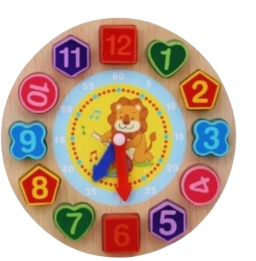 Horloge en Bois - Jouet Montessori