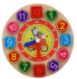 Horloge Montessori en Bois